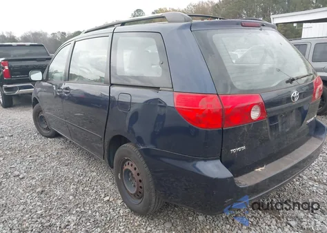 2006 Toyota Sienna Ce из США, поврежденный, VIN 5TDZA23C86S551644
